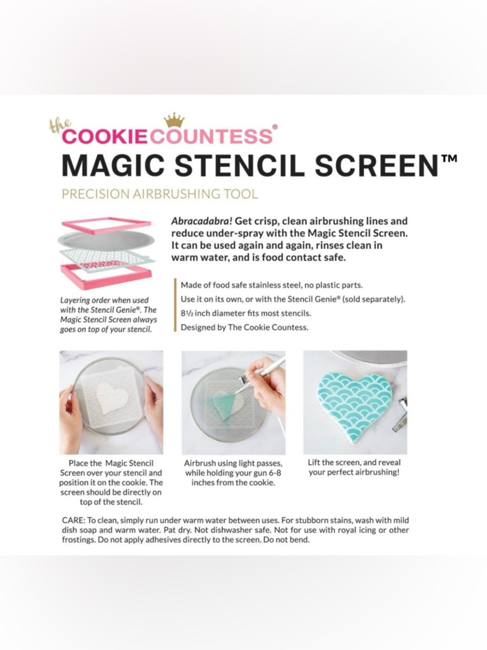 Magic Stencil Screen™ Airbrushing Tool - Picture 7 of 7